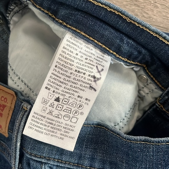 LEVI'S® 314 SHAPING STRAIGHT JEANS size 29 - Picture 5 of 7